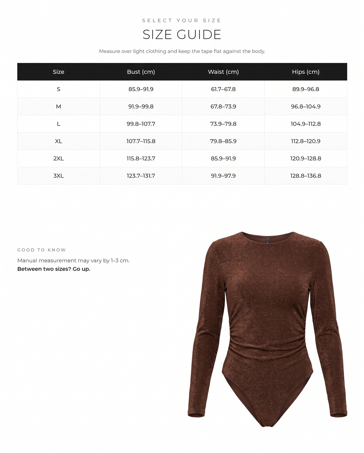 Draped Neck All-In-One Shaping Bodysuit with Built-In Bra - FirmaSculpt size chart