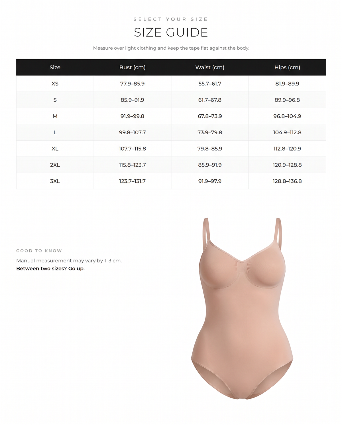Seamless V Neck Ruched Bust Tummy Control Thong Shaping Bodysuit - FirmaActive size chart