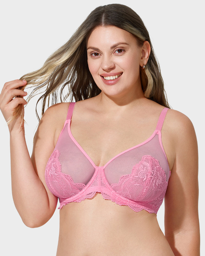 Full Coverage Lace Minimizer Bra - FirmaLace