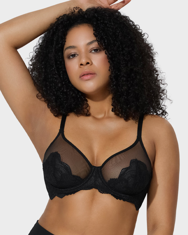 Full Coverage Lace Minimizer Bra - FirmaLace