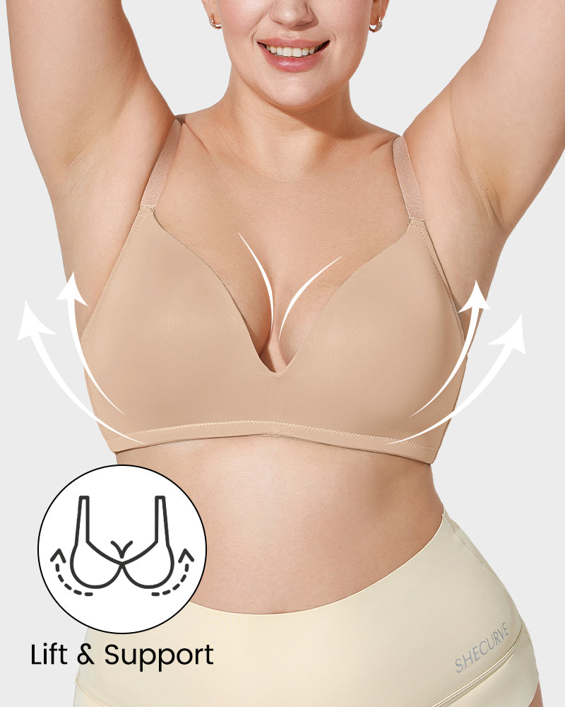 Seamless One-Piece Wireless Bra - FirmaSoft