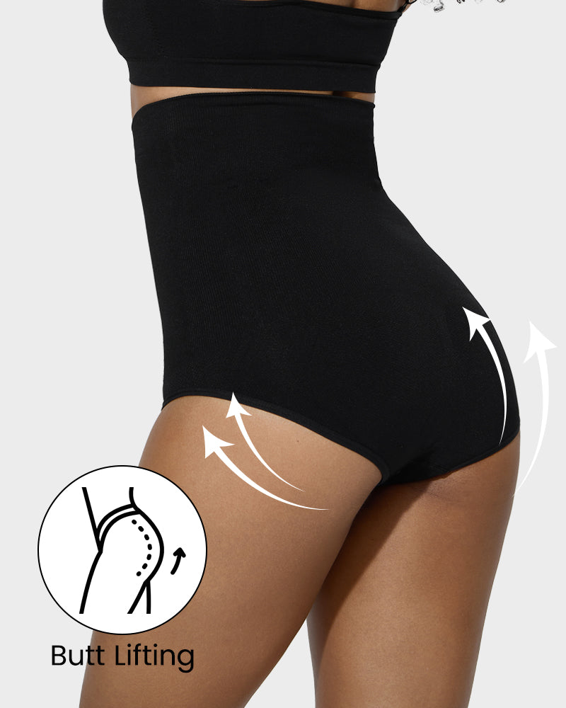 High-Waist Tummy Control Briefs 2-Pack - FirmaControl