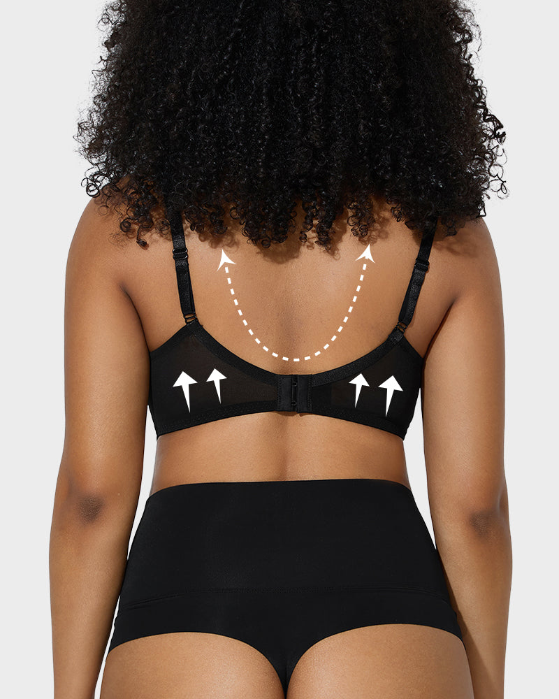 Full Coverage Lace Minimizer Bra - FirmaLace