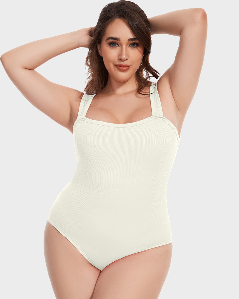 Sleeveless Tummy Control Tank Bodysuit - FirmaSculpt