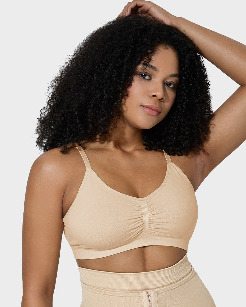 Full Coverage Non-Padded Wireless Sculpt Bra - FirmaSmooth