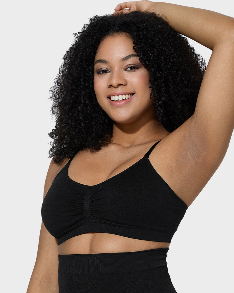 Full Coverage Non-Padded Wireless Sculpt Bra - FirmaSmooth