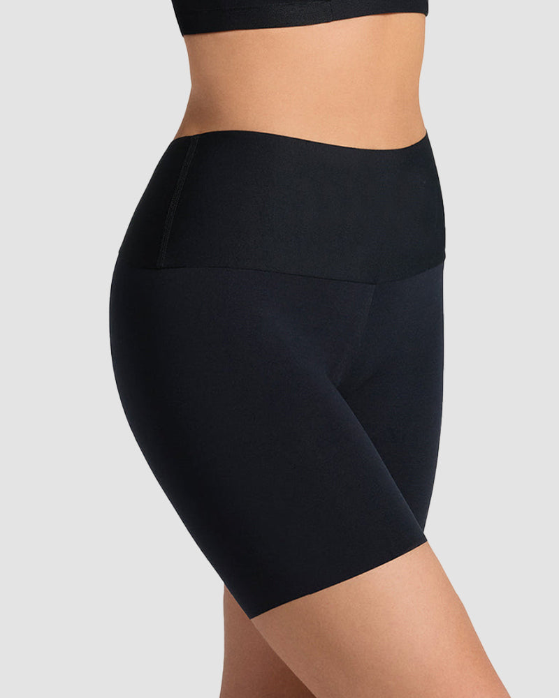 Lightweight High-Waist Tummy Control Shaping Shorts - FirmaControl