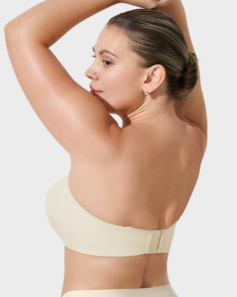 Full Support Non-Slip Convertible Bandeau Bra - FirmHold