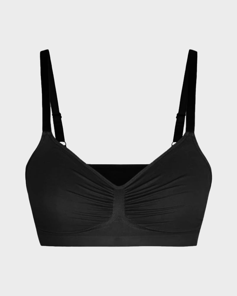 Full Coverage Non-Padded Wireless Sculpt Bra - FirmaSmooth