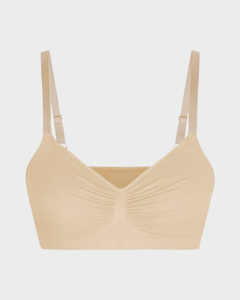 Full Coverage Non-Padded Wireless Sculpt Bra - FirmaSmooth
