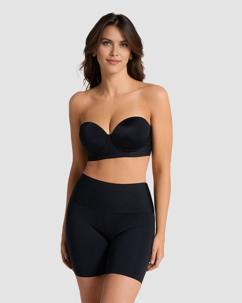 Lightweight High-Waist Tummy Control Shaping Shorts - FirmaControl