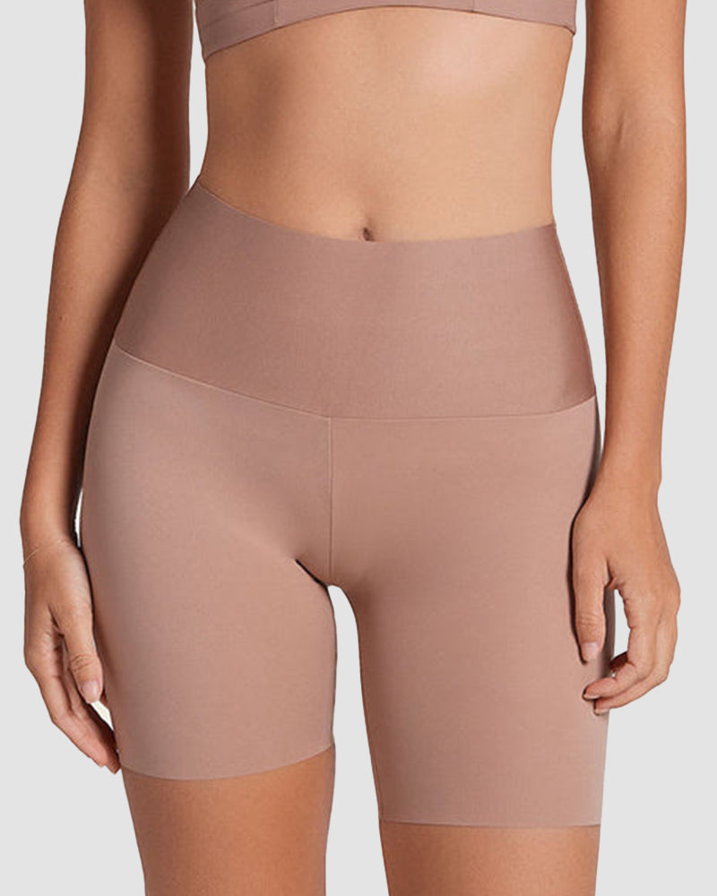 Lightweight High-Waist Tummy Control Shaping Shorts - FirmaControl