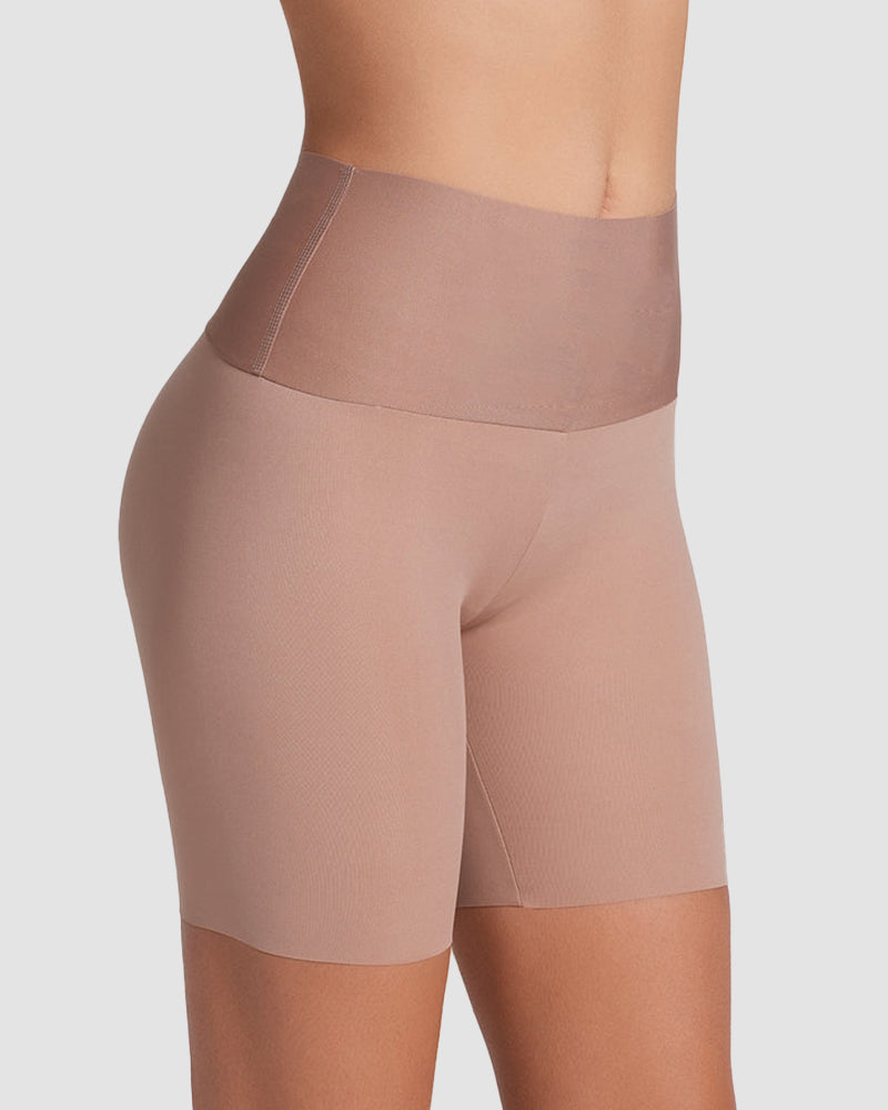 Lightweight High-Waist Tummy Control Shaping Shorts - FirmaControl