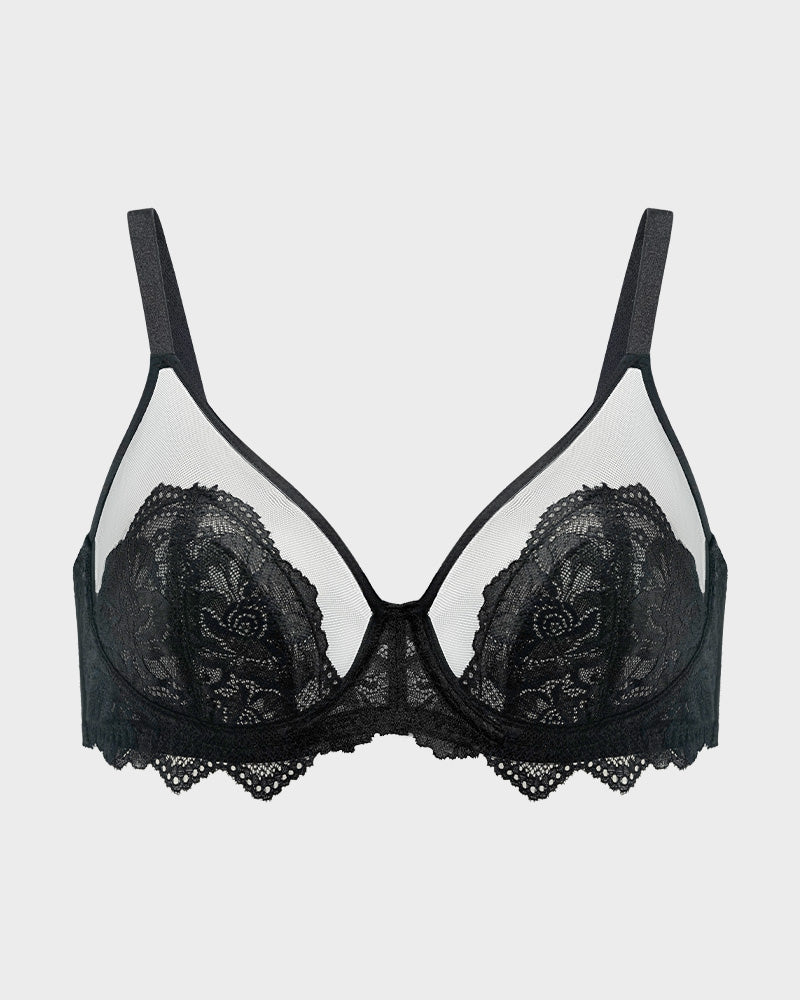 Full Coverage Lace Minimizer Bra - FirmaLace