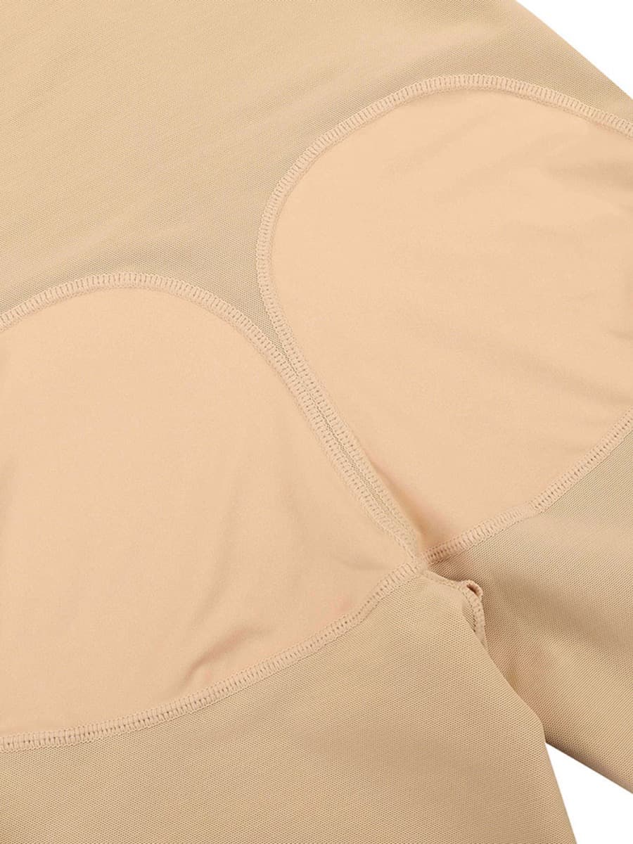 Lace Trim Post-Surgical Full Body Shaper with Sleeves FirmaHold