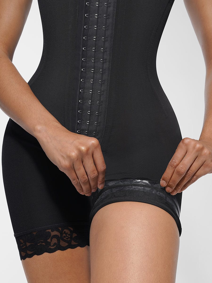 Full-Body Steel Bone Shaping Bodysuit with Bust Support - FirmaSculpt
