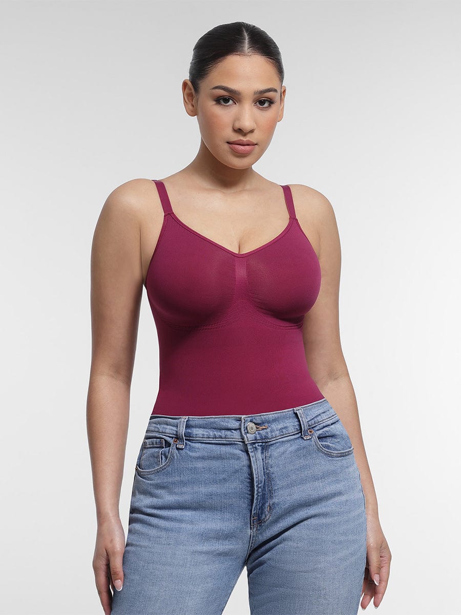 Seamless Chest Support Waist Control Shapewear Bodysuit - FirmaSculpt