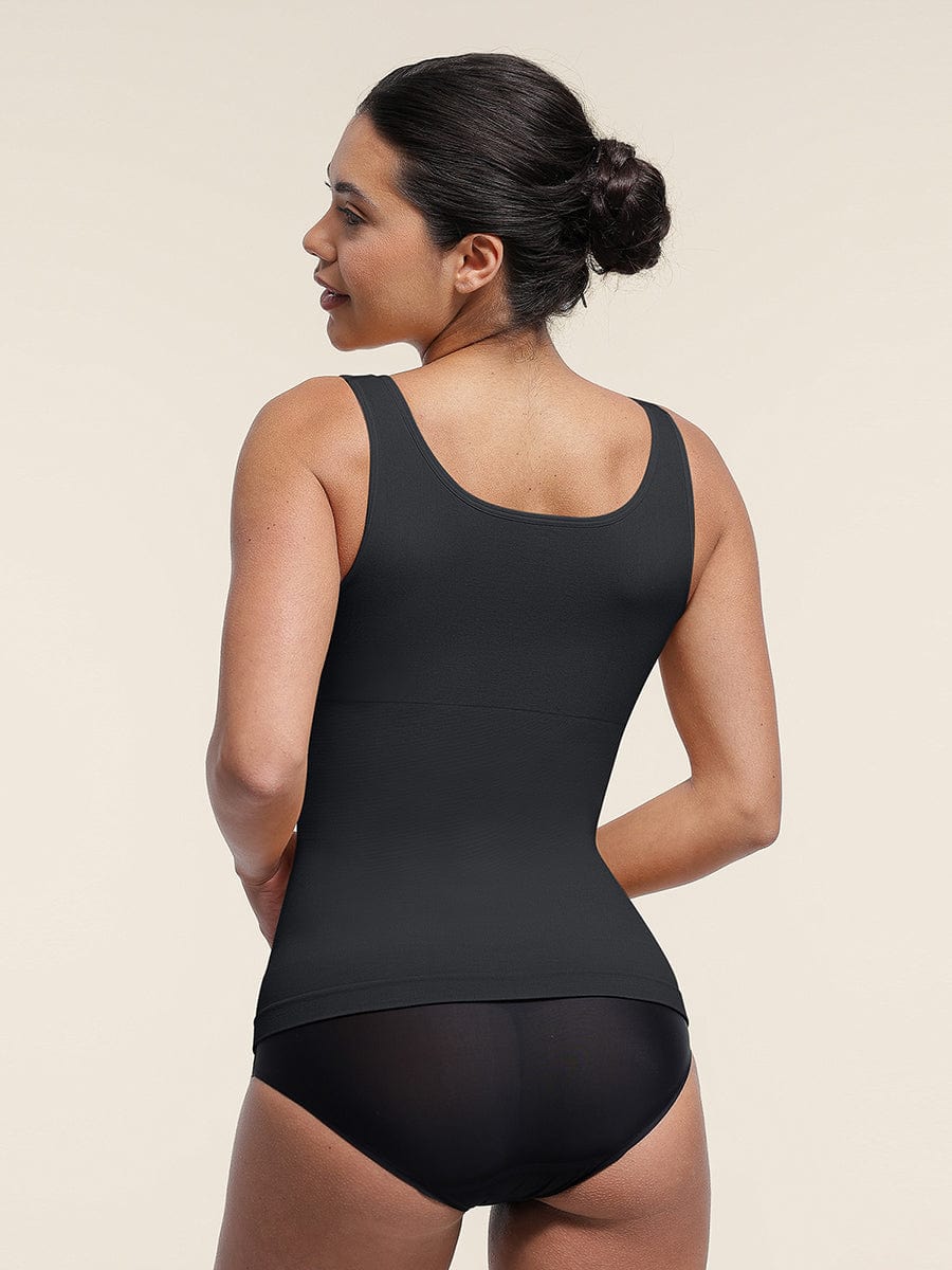 Seamless Bust Support Waist & Abdomen Control Shape Tank Top - FirmaActive