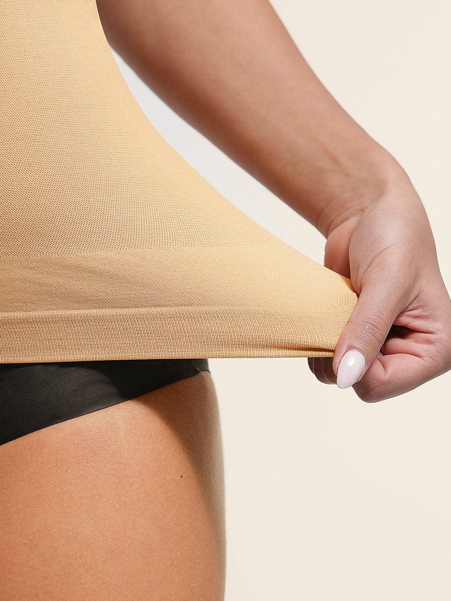 Seamless Bust Support Waist & Abdomen Control Shape Tank Top - FirmaActive