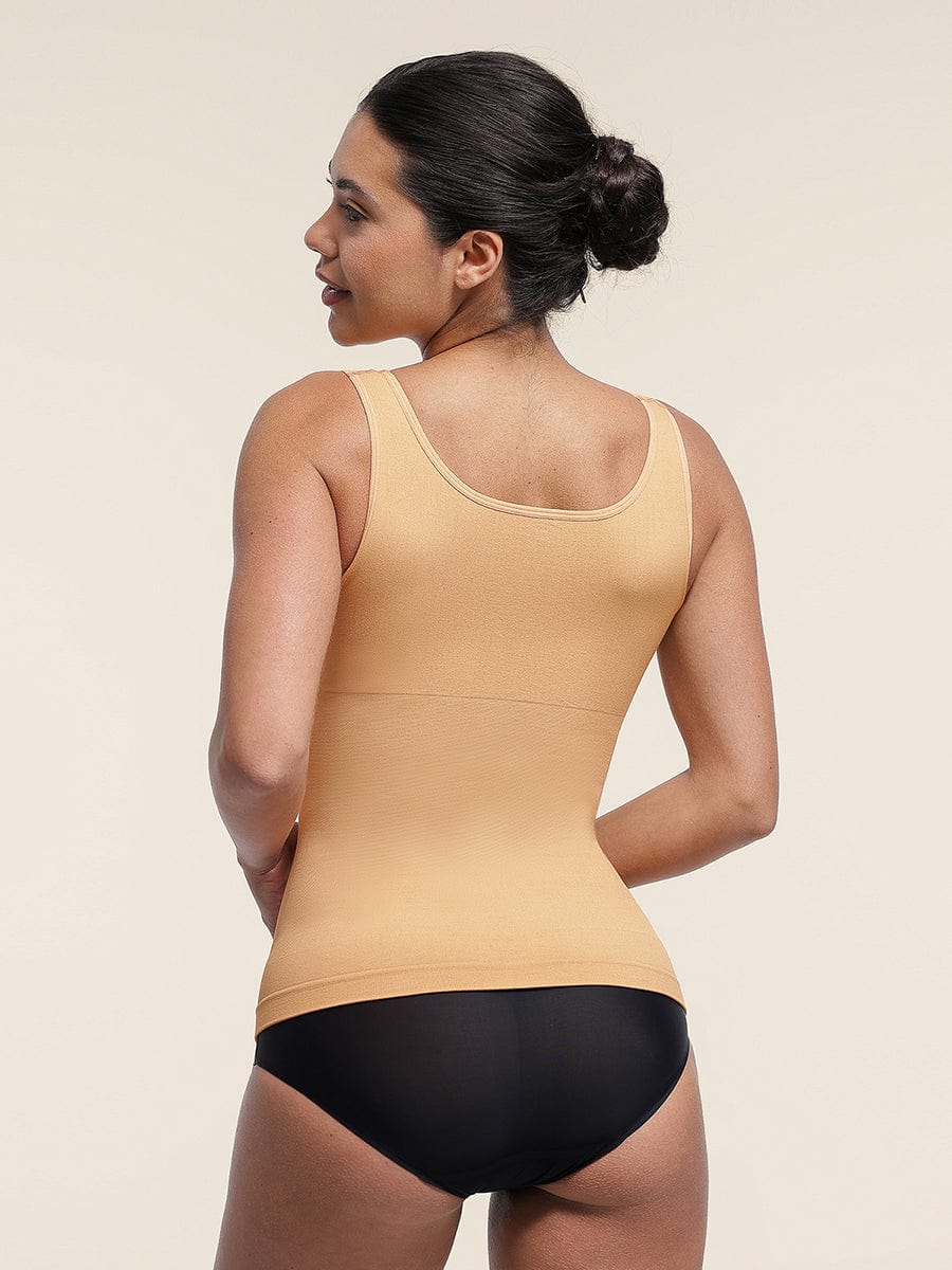 Seamless Bust Support Waist & Abdomen Control Shape Tank Top - FirmaActive