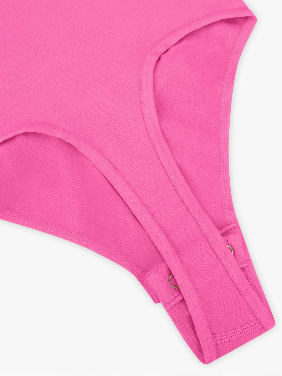 Seamless Bust Support Waist and Abdomen Control Thong Bodysuit - FirmaSculpt