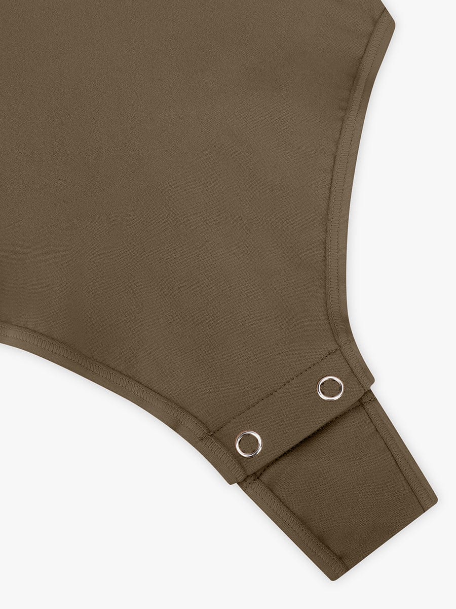 Seamless Bust Support Waist and Abdomen Control Thong Bodysuit - FirmaSculpt