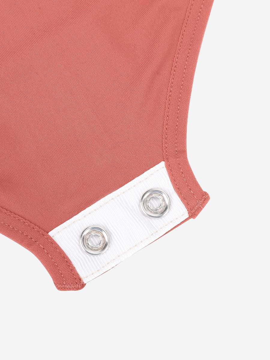 Seamless Short Sleeve Waist and Abdomen Shaping Hip Briefs Bodysuit - FirmaSculpt