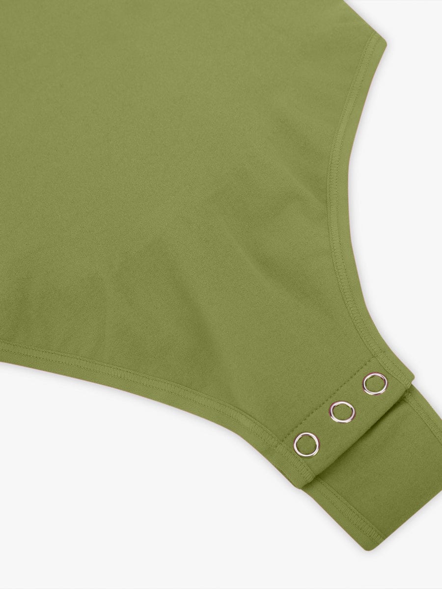 Seamless Bust Support Waist & Abdomen Shaping Thong Bodysuit - FirmaSculpt
