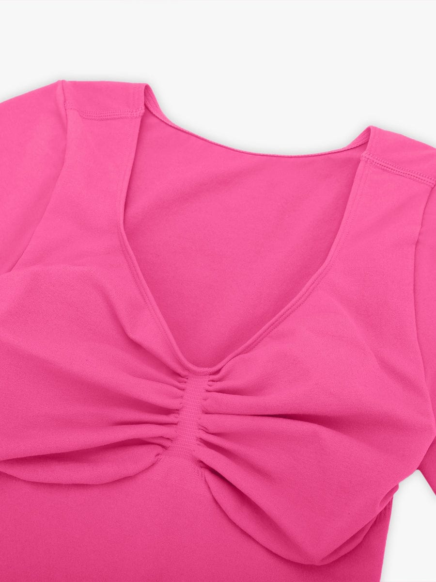 Seamless Bust Support Waist & Abdomen Shaping Thong Bodysuit - FirmaSculpt