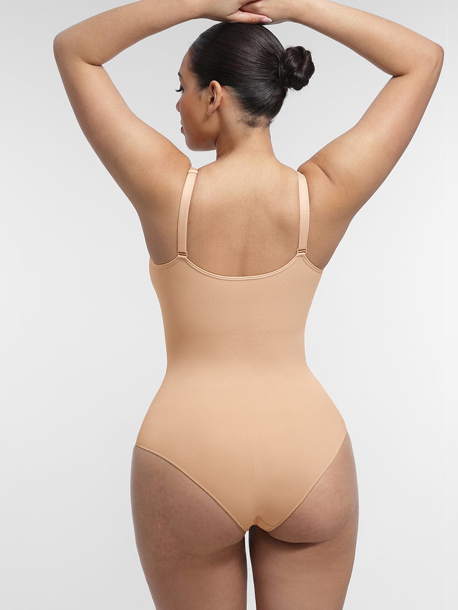 Seamless Chest Support Waist Control Shapewear Bodysuit - FirmaSculpt