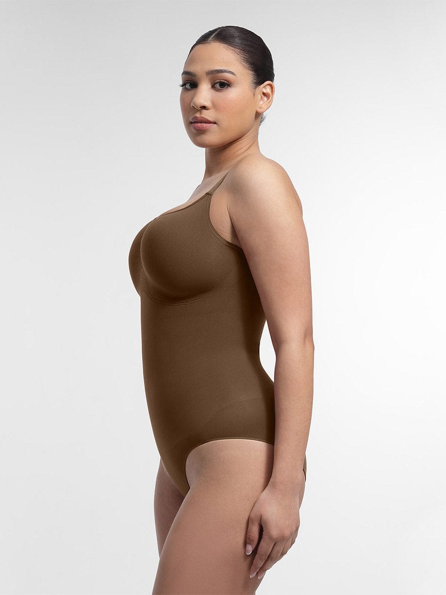 Seamless Chest Support Waist Control Shapewear Bodysuit - FirmaSculpt