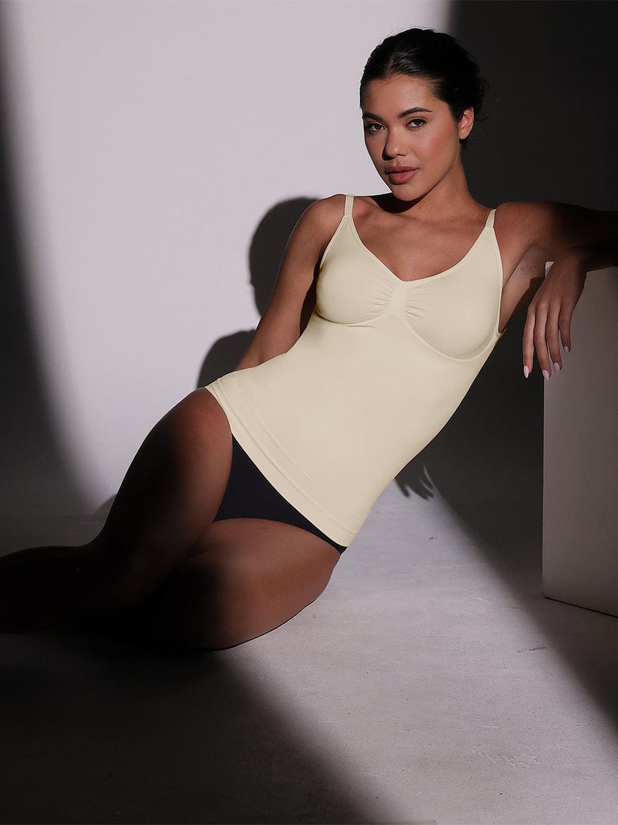 Seamless Bust Support Waist and Abdomen Control Shape Tank Top - FirmaHold