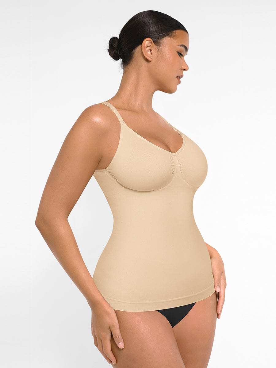 Seamless Bust Support Waist and Abdomen Control Shape Tank Top - FirmaHold