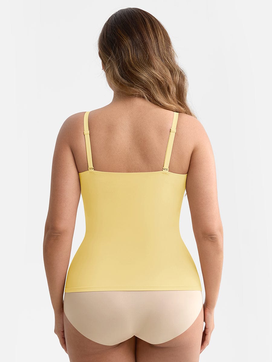 Scoop Neck Light Shaping Top with Anti-Sheer Bust Lining - FirmaSoft