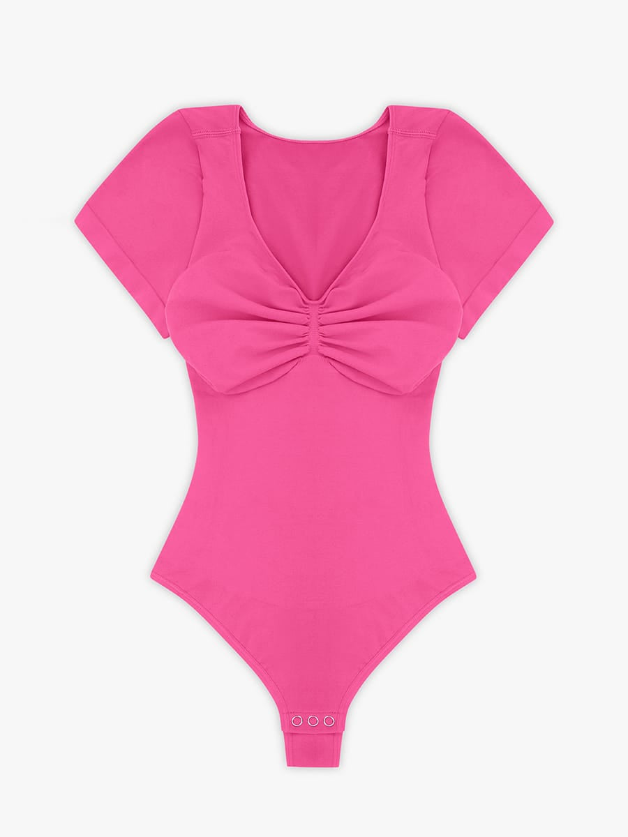 Seamless Bust Support Waist & Abdomen Shaping Thong Bodysuit - FirmaSculpt