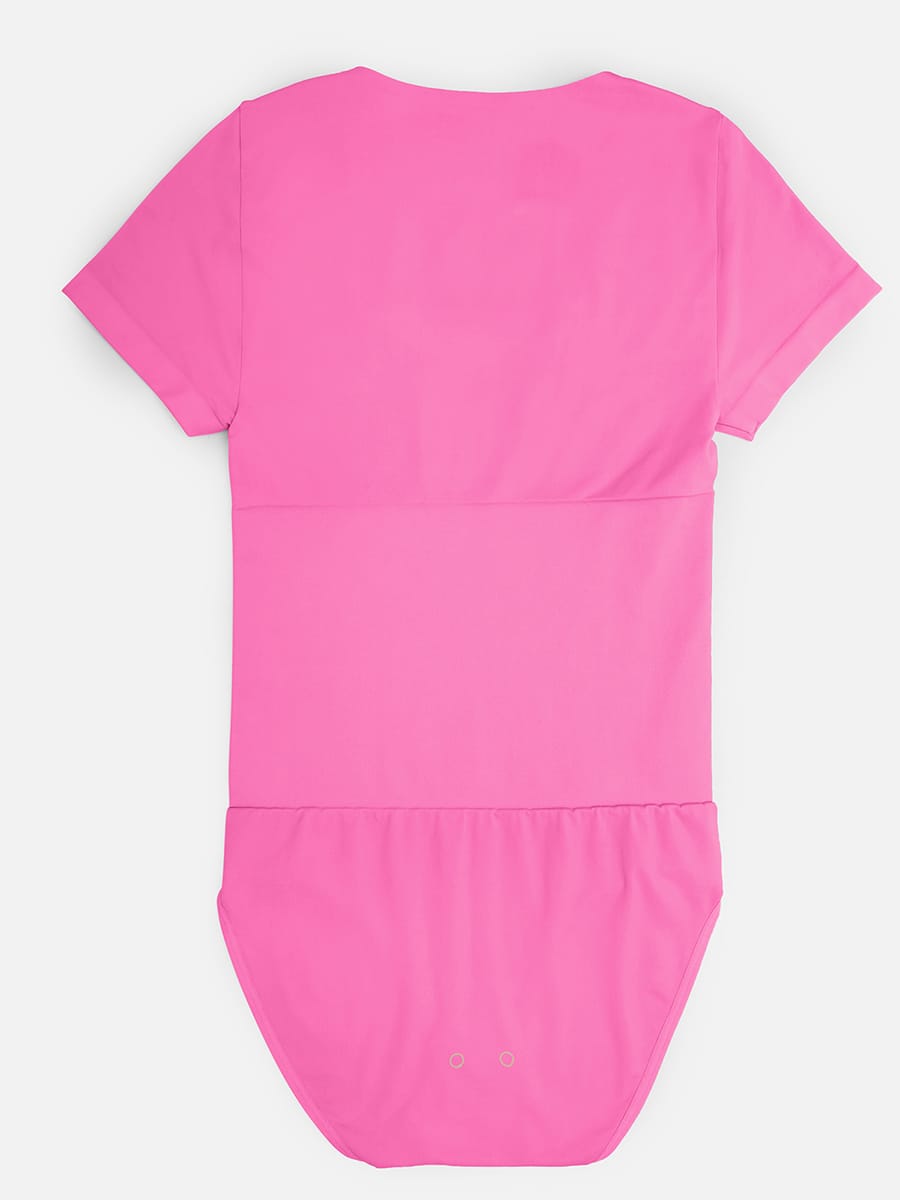 Seamless Scoop Neck Bodysuit with Buttery Soft Tummy Control - FirmaSmooth