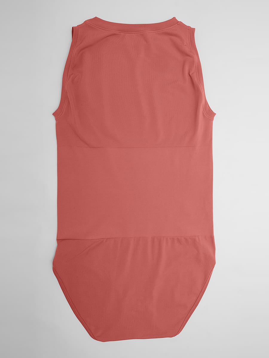 Seamless Buttery Soft Tummy Control Bodysuit Crew Neck - FirmaSoft