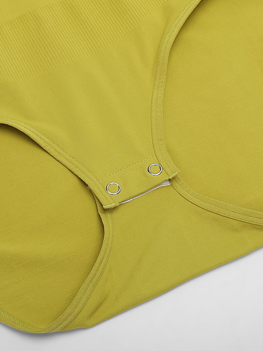 Seamless Buttery Soft Tummy Control Bodysuit Crew Neck - FirmaSoft