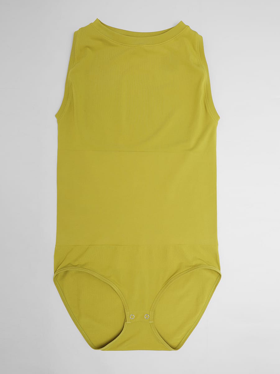 Seamless Buttery Soft Tummy Control Bodysuit Crew Neck - FirmaSoft