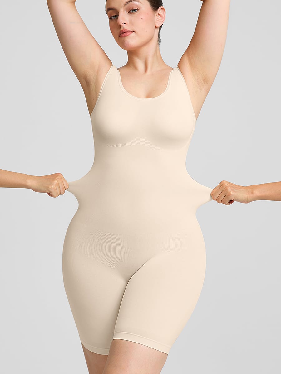 Eco-friendly Seamless Outerwear Jumpsuit Shapewear - FirmaActive