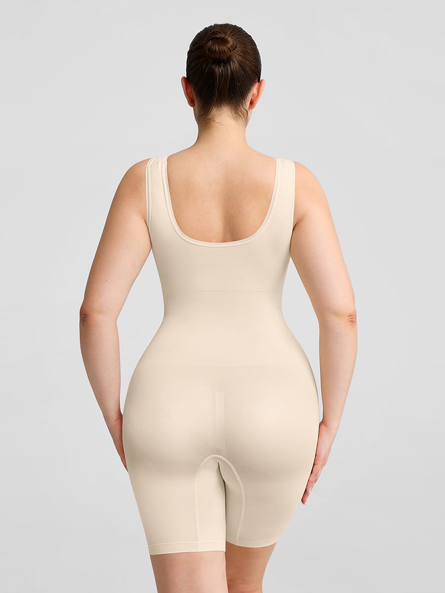 Eco-friendly Seamless Outerwear Jumpsuit Shapewear - FirmaActive