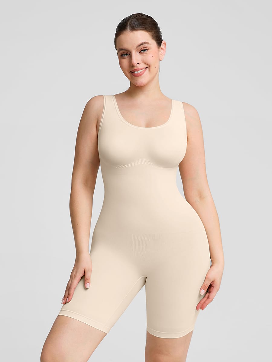Eco-friendly Seamless Outerwear Jumpsuit Shapewear - FirmaActive