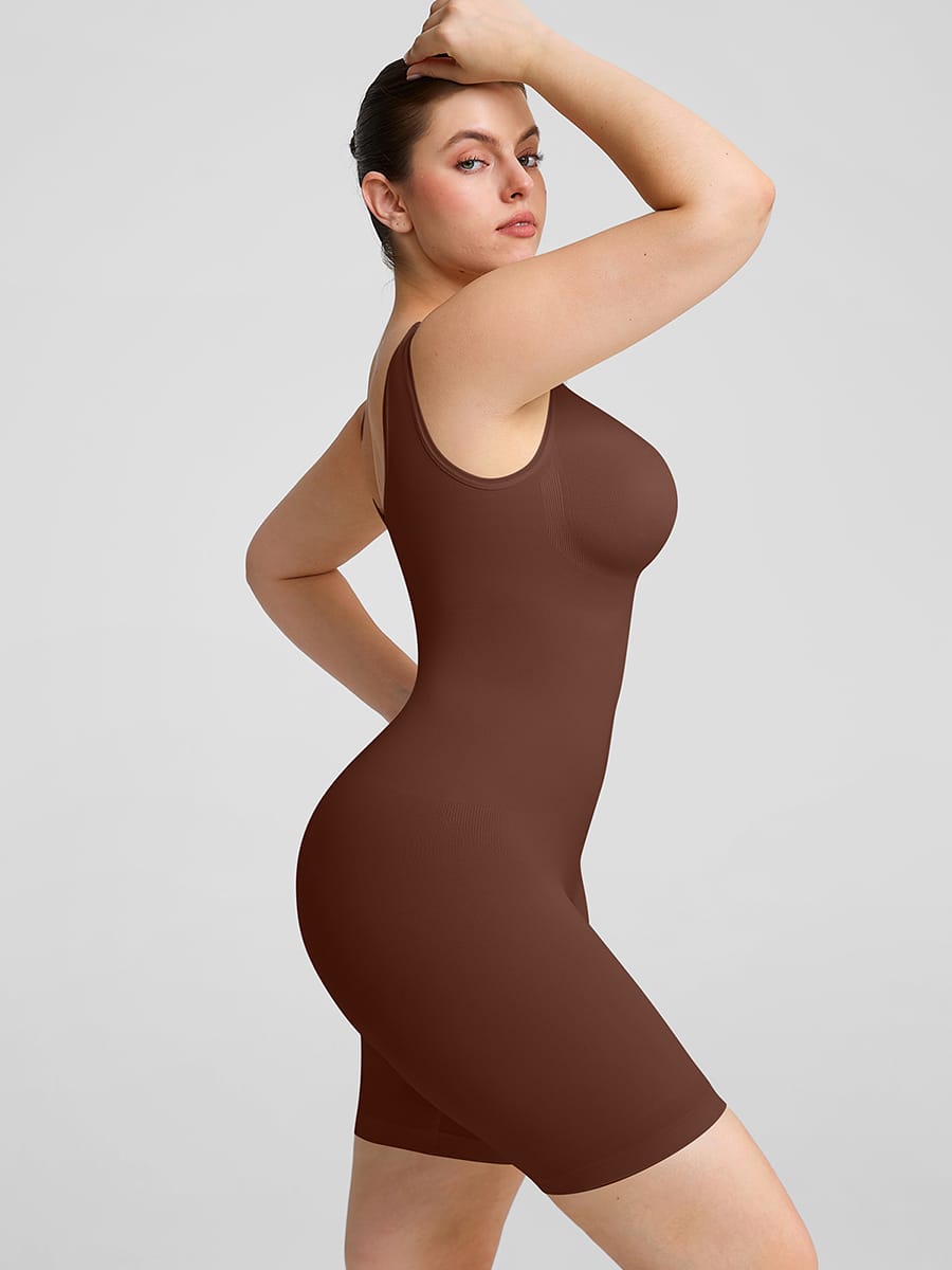 Eco-friendly Seamless Outerwear Jumpsuit Shapewear - FirmaActive