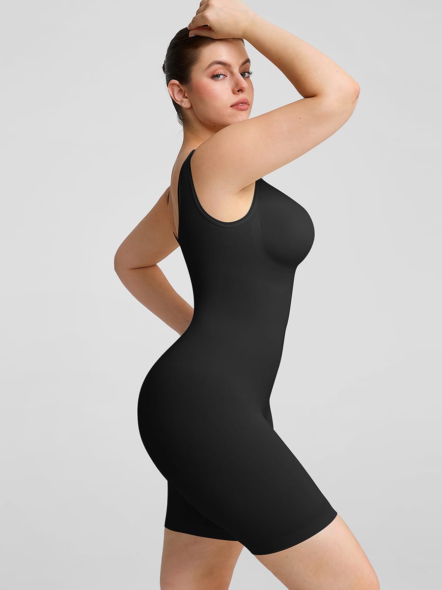 Eco-friendly Seamless Outerwear Jumpsuit Shapewear - FirmaActive