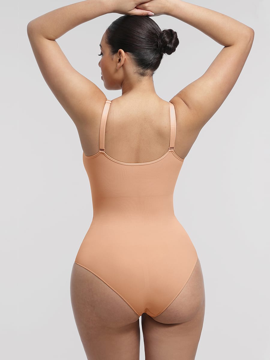 Seamless Chest Support Waist Control Shapewear Bodysuit - FirmaSculpt