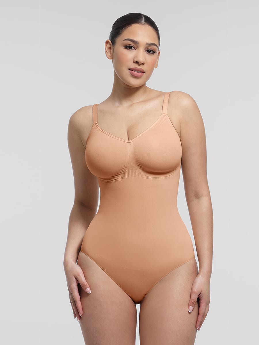 Seamless Chest Support Waist Control Shapewear Bodysuit - FirmaSculpt