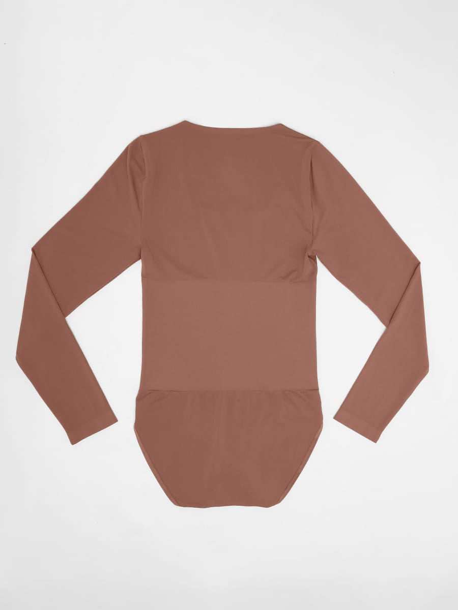 Seamless Butter Soft Scoop Neck Tummy Control Shaping Bodysuit - FirmaSoft