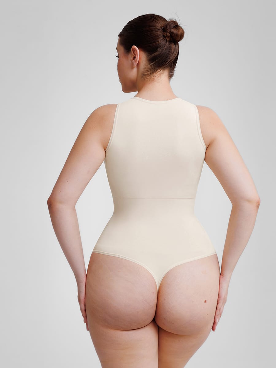 Eco-Friendly Seamless Shaping Bodysuit with Tummy Control - FirmaSmooth