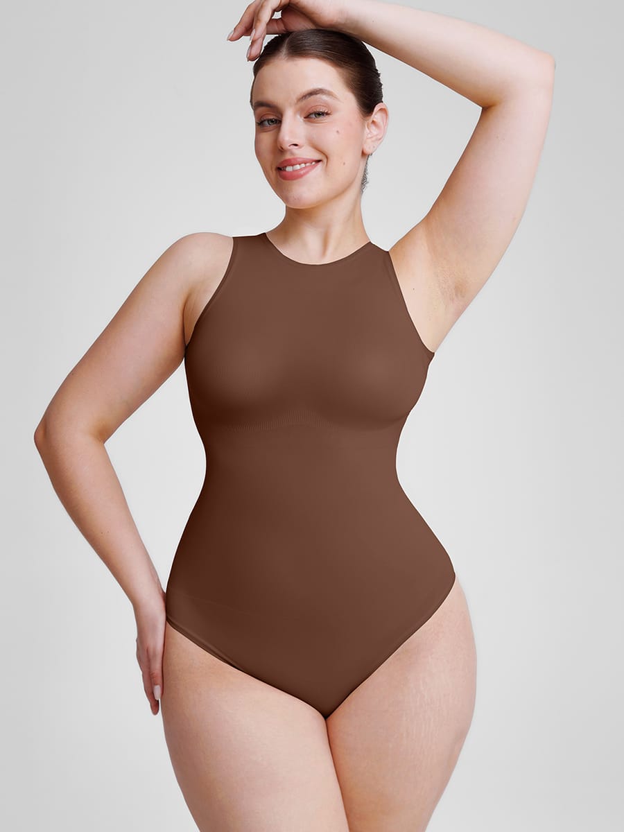 Eco-Friendly Seamless Shaping Bodysuit with Tummy Control - FirmaSmooth