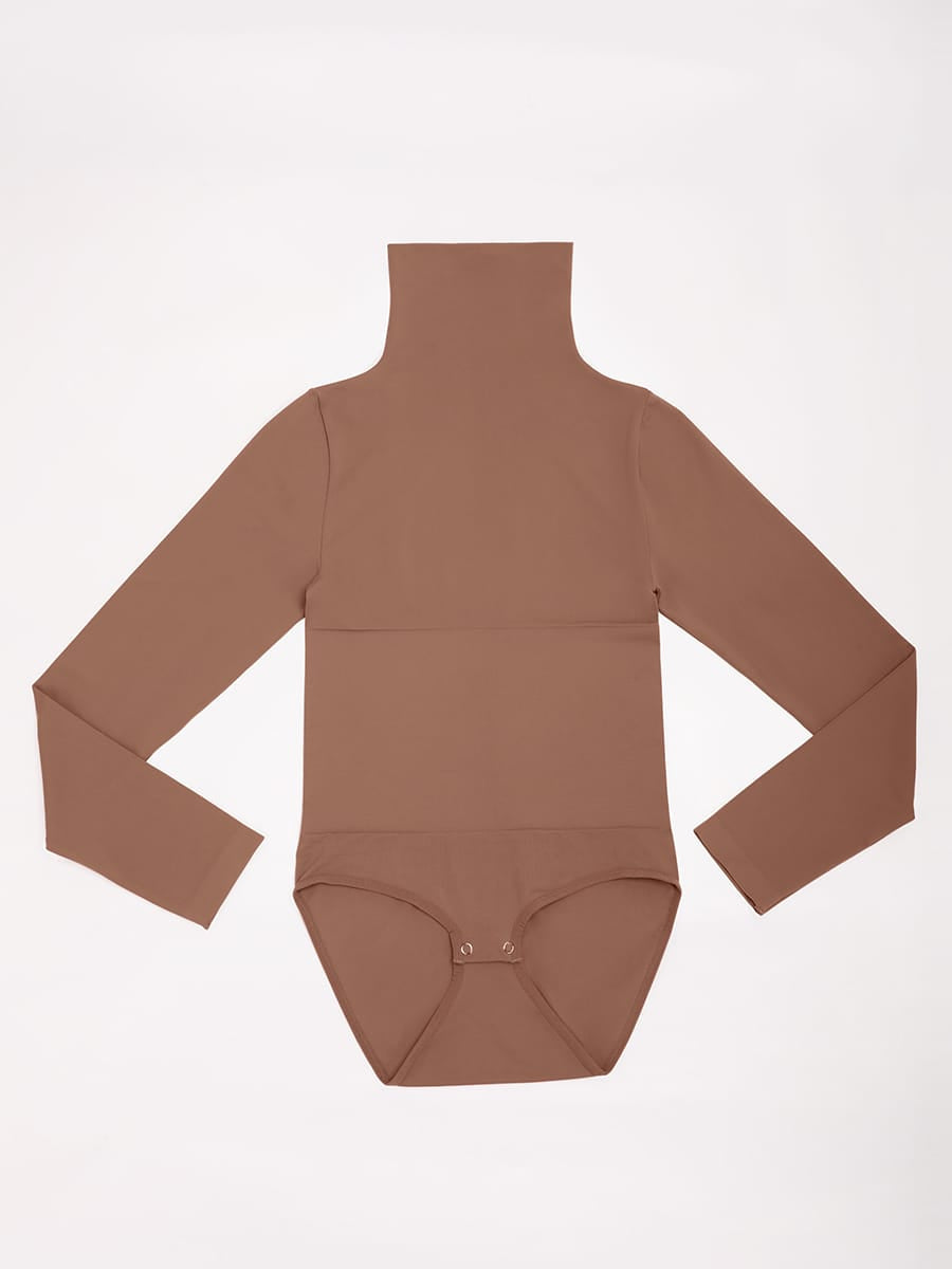 Butter Soft Seamless Snap Crotch Bodysuit Second Skin Stretch Shapewear - FirmaSoft